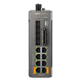 Switch de Red SP3012FM-L2(V3) / 8 Puertos 10/100/1000Mbps PoE / 4 Puertos SFP 1000M/2.5Gbps / Capacidad de Conmutación 36Gbps / Presupuesto PoE 240W / Alimentación Dual DC / Instalación DIN-rail, Pared o Escritorio / Certificaciones CE, FCC, RoHS, UKCA