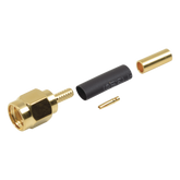 Conector SMA Macho Inverso de Anillo Plegable para Instalar en Cables RG-174/U y RG-316/U.