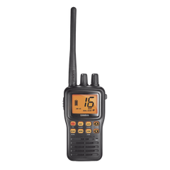 Radio Marino Portátil VHF, flotante y sumergible, Rx: 156.050-163.275MHz Tx: 156.025-157.425MHz, cumple con los canales marinos Internacionales, de EUA y Canadá