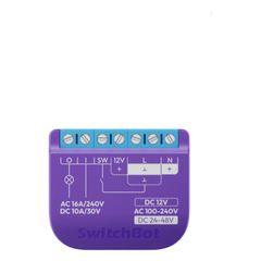Relay Switch Inteligente Garaje / WiFi + BLE / Control Remoto App / Compatible Matter / Entrada 12-48V CC / Salida 30V 10A / 42 x 36 x 16 mm (1.7 x 1.4 x 0.6 in)