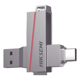 Memoria USB Dual de 256 GB / USB-C y USB-A / Transferencia de Alta Velocidad / Metálica / Compatible con Dispositivos Móviles, Windows, Mac y Linux