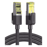 Cable Ethernet Cat7 CLASS F/FTP Redondo con Malla de Nylon 5 Metros (16.40 Pies)