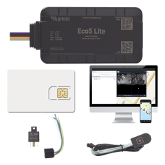 Rastreador Vehicular y Monitoreo de Flota / BLE 5.0 y GNSS / LTE CAT1 y LTE-M con Respaldo 2G / GNSS U-blox / MiKado IP54 / -20 °C a +40 °C / Acelerómetro de 3 Ejes / Suministro 9-32 V / Batería Interna