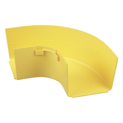 Ángulo Recto a 90º Horizontal, Para Canaletas FiberRunner™ 4X4, Color Amarillo