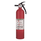 Extintor desechable de polvo químico seco multipropósito para fuegos clase A, B y C, 2.6 lb, con soporte metálico, paquete de 6