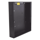 Caja posterior de 2 niveles para gabinete de panel contra incendio NOTIFIER, acero calibre 16, color negro