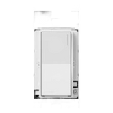 Apagador electrónico Sunnata de encendido y apagado, 8 A en iluminación y motores de 1/4 HP a 120 V, requiere neutro, color blanco brillante, para sistema RadioRA 3