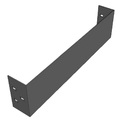 Placa de Cierre para Escalera de Aluminio / Peralte 3 1/4" / Ancho 12" / Incluye Tornillería (CHPCE314X12AK)