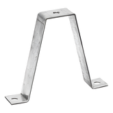 Soporte doble para sujetador universal, ideal para instalación en techo, con acabado Electro Zinc para varilla de 1/4 y 5/16
