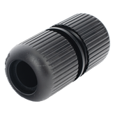 Protector para Exterior IP68 / Adaptador para el Conector Tipo Plug (12 Vcc) en Cámaras Epcom / Color Negro / Hikvision / Hilook