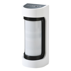 Sensor de Movimiento / 12 Metros de Detección / 100% Exterior / Serie Shield de Optex / Diseño Estético y Formal / Inalambrico (Alimentacion)