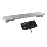 Barra de luces LED de 46" Rojo/Azul , De 132 LEDs, Sirena, Bocina y Controlador Incluido, Ideal para Equipar Unidades de Seguridad Publica