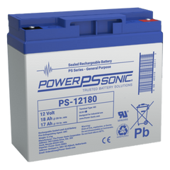Batería 12V, 18AH, Para Respaldo, Tecnologías AGM/VRLA, Diseño De Vida Útil 5 Años, Terminales Tipo M5, Listada UL, Libre De Mantenimiento