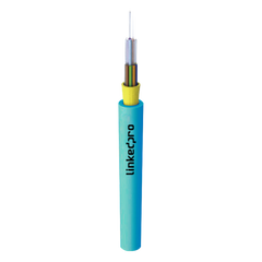 Cable de Fibra Óptica Multimodo OM3 50/125, 12 Hilos, para Interior, Tight Buffer 900µm, OFNR Riser, Dieléctrica, Precio Por Metro, (Hasta 2000 Metros (6562 Pies) en un Solo Tramo de Cable)