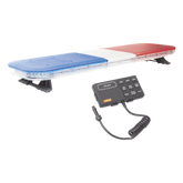 Barra de luces de 47" rojo/azul, 88 LED, con control de tráfico en color rojo/azul, ideal para equipar unidades de seguridad pública
