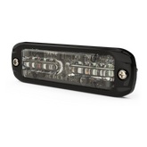 Luz Auxiliar de 18 LEDS, Tricolor Rojo/Azul/Blanco, Lente transparente
