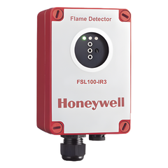 Detector de flama por triple espectro infrarrojo (IR3), para zonas ATEX, uso en interiores y exteriores, color rojo
