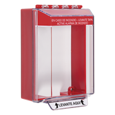Cubierta Universal De Montaje Superficial, Con Espaciador 1.46", Serie Universal Stopper® Texto De Incendio En Español