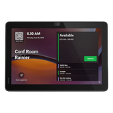 Panel de Programación de Salas / Pantalla Táctil 10.1" / Resolución 1920x1200 / Android 13 / PoE IEEE 802.3af / Wi-Fi 802.11ac / Bluetooth 5.2 / Certificado Microsoft Teams y Zoom Rooms / Barras LED de Disponibilidad / Montaje Fl
