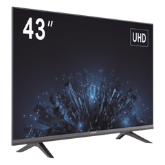 Monitor LED 4K de 43" / Ideal para Oficina y Hogar / Uso 24-7 / Entrada HDMI / Compatible con Montaje VESA (200 X 200) / Bocinas Integradas