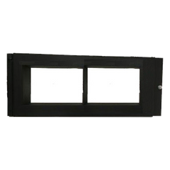 Placa de revestimiento para montar el anunciador gráfico NCD de 10 pulgadas en la fila 2, 3 o 4 de gabinetes CAB-4, color negro