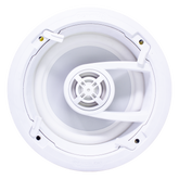 Ghost series, altavoz de 3 vías de plafón 9in, diseño trugrip sin herramientas, woofer de polipropileno blanco, 150w 8ohms