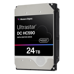 Disco Duro Empresarial WD Ultrastar DC HC590 / 24TB / SATA 6Gb/s / 7200 RPM / OptiNAND / CMR / HelioSeal