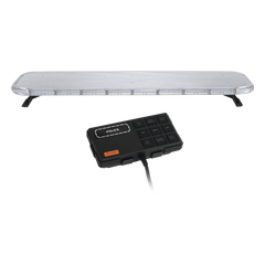 Barra de luces LED de 46" Rojo/Azul , De 132 LEDs, Controlador Incluido, Ideal para Equipar Unidades de Seguridad Publica