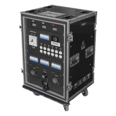 Centro de carga movil para instalaciones temporales con conexión TIPO socapex a 110v Y 220V | RACK 16U