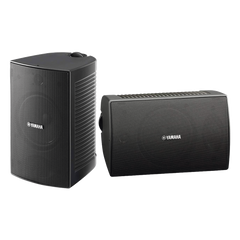 Altavoz de Montaje en Pared | 2 vias | Woofer 4" | Tweeter 1" | IPX3 | 8 ohms | 70/100V | Color Negro | Par
