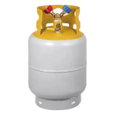 Cilindro/Tanque portátil 30 Libras / para contenido de refrigerante / Aires Acondicionados / Refrigeración / Climatización Automotriz.