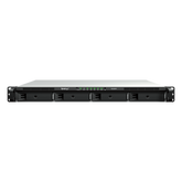 Servidor NAS Rackmount / 4 Bahías Hot-Swappable 1U / 2000/1300 MB/s Lectura/Escritura / 4 Puertos 1GbE RJ45 / PCIe 3.0 x8 / Dual Power Supply Redundante / DSM / Almacenamiento Empresarial