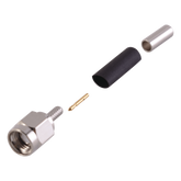 Conector SMA Macho de anillo plegable para cable RG-174/U, BELDEN 8216,