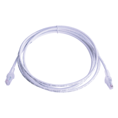 Patch Cord MC6 Modular Cat6 UTP, CM/LS0H, 15.24 Metros (50 Pies), Color Blanco