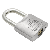 Candado Metálico de Gancho Corto / Llave PH-32 para 4 pernos de combinación / Cuenta con barreno para salida de agua.