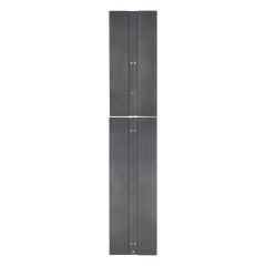 Tapa Final de Fila, Para Organizador Vertical PE2V PatchRunner™ 2, de 45 UR, Color Negro