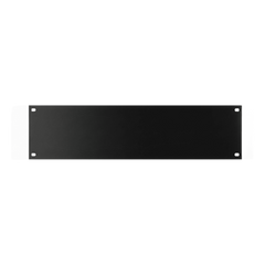 Tapa Ciega para Rack de 19 Pulgadas, 2 UR, Acero Negro