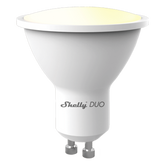 Foco tipo Gu10 inteligente con señal inalámbrica, color dual blanco y cálido, uso de App Shelly. AC 100-240V