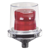 Luces estroboscópicas para lugares peligrosos Electraray® , Homologado UL y cUL para Clase I, División 2, Grupos A, B, C y D; Clase II, División 2, Grupos F y G; Clase III , 12-24 VCD, color Rojo, parpadeo predeterminado