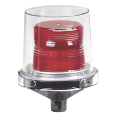 Luces estroboscópicas para lugares peligrosos Electraray® , Homologado UL y cUL para Clase I, División 2, Grupos A, B, C y D; Clase II, División 2, Grupos F y G; Clase III , 12-24 VCD, color Rojo, parpadeo predeterminado