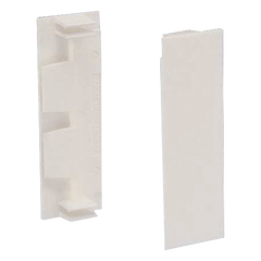 Unión recta de tapa, para uso con canaleta T70, Material PVC Rígido, Color Blanco Mate