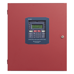 Panel de detección de incendio direccionable inteligente con comunicador dual POTS/IP preinstalado, 50 dispositivos en un lazo SLC, 2 NAC Clase A/B, programación por USB