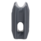Aislador de Esquina Gris para Cercas Eléctricas / 18 kV / Anti UV / Resinas Vírgenes / Resistencia 7.5-10.2 kg / 66 mm x 31.6 mm
