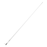 Antena Marina VHF SHAKESPEARE 5101 / Fibra de Vidrio / 6 dB / 50 W / Cable RG-58 4.5 m (15 ft) / Soporte Latón Cromado / 2.4 m (7.9 ft)