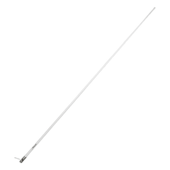 Antena Marina VHF SHAKESPEARE 5101 / Fibra de Vidrio / 6 dB / 50 W / Cable RG-58 4.5 m (15 ft) / Soporte Latón Cromado / 2.4 m (7.9 ft)