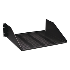 Charola para soportar equipo en Rack de 19in, ventilada, 3UR, Color Negro