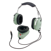 Auriculares estilo Muff-Mic para operaciones de mantenimiento y rampas en aeropuertos