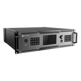 Switcher de Presentación 4K / Hasta 12 Capas DL (2 MAIN + 10 PIP) / 10G Fibra Óptica 10 km / HDMI 2.0 DP 1.2 12G-SDI / Modos Duales Switcher y PGM / Dante Audio 32x32 / Multiviewer Dedicado / Backup Automático