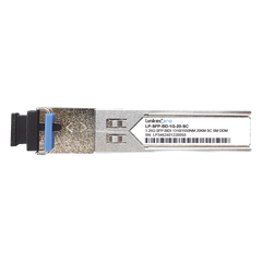 Transceptores Ópticos Bidireccionales SFP (Mini-Gbic) / Monomodo 1310 & 1550 nm / 1.25 Gbps / 1000BASE-BX / Conector SC/UPC Simplex / DDM / Hasta 20 km / 2 Piezas