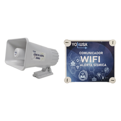 KIT de Alertamiento SISMICO con Audio Oficial SASMEX por WIFI